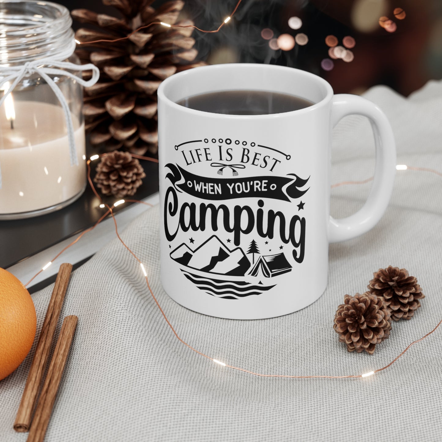 Camping - Ceramic Mug 11oz