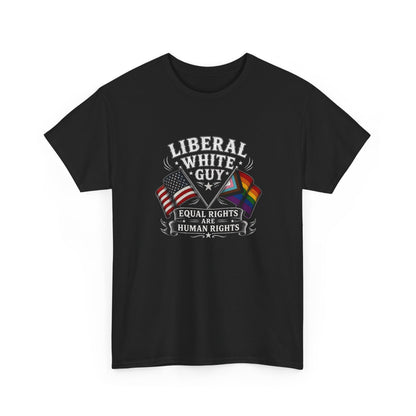 Liberal White Guy Unisex Heavy Cotton Tee