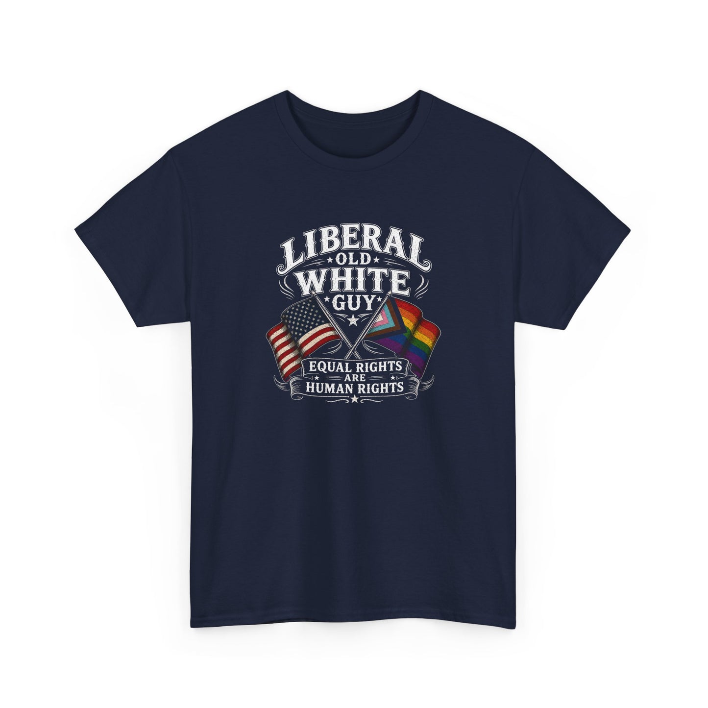Liberal Old White Guy Unisex Heavy Cotton Tee