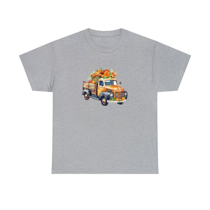 Fall Truck - Unisex Heavy Cotton Tee