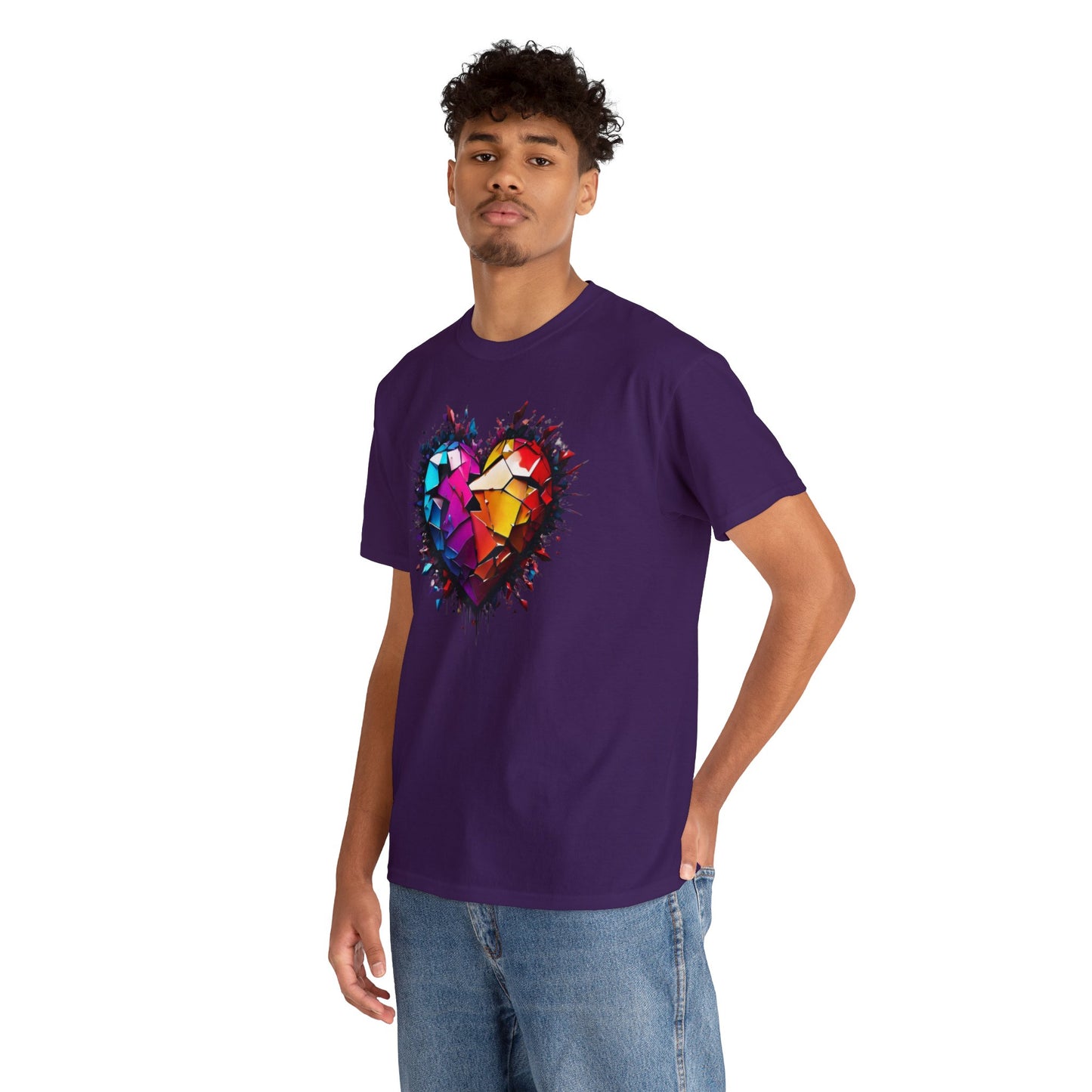 Heart Unisex Heavy Cotton T-Shirt