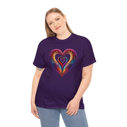 Hearts Unisex Heavy Cotton T-Shirt