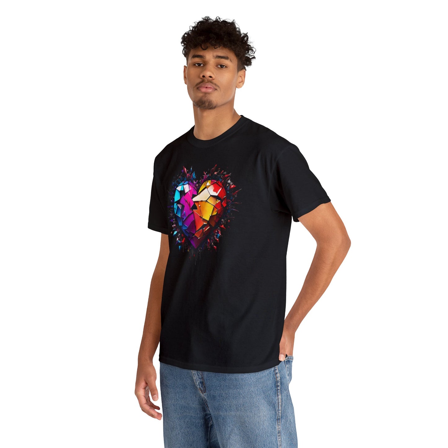 Heart Unisex Heavy Cotton T-Shirt