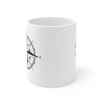 Compass, I'm not lost just taking a break - Ceramic Mug 11oz