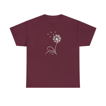 Dandelion, Joy - Unisex Heavy Cotton Tee