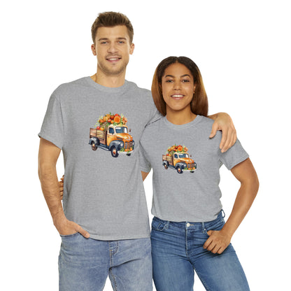 Fall Truck - Unisex Heavy Cotton Tee