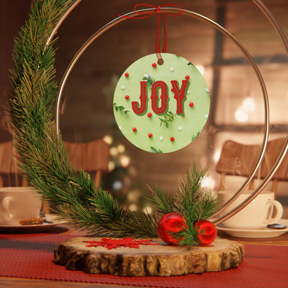 Joy Metal Ornaments