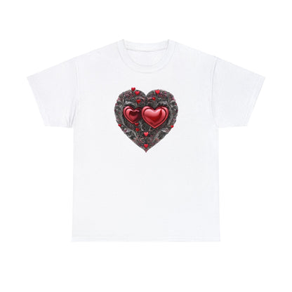 Two Hearts Together Unisex Heavy Cotton T-Shirt