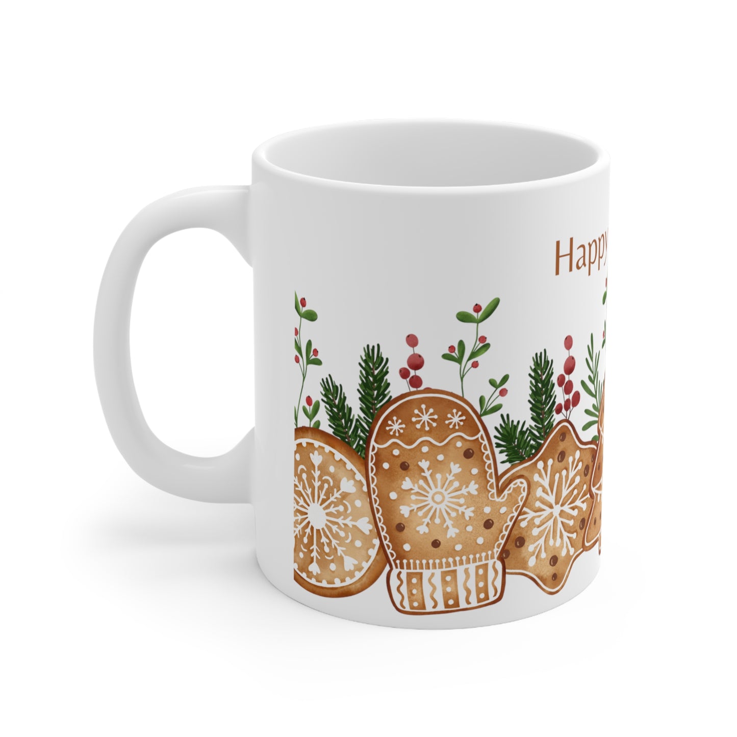 Happy Holidays, Ceramic Mug 11oz