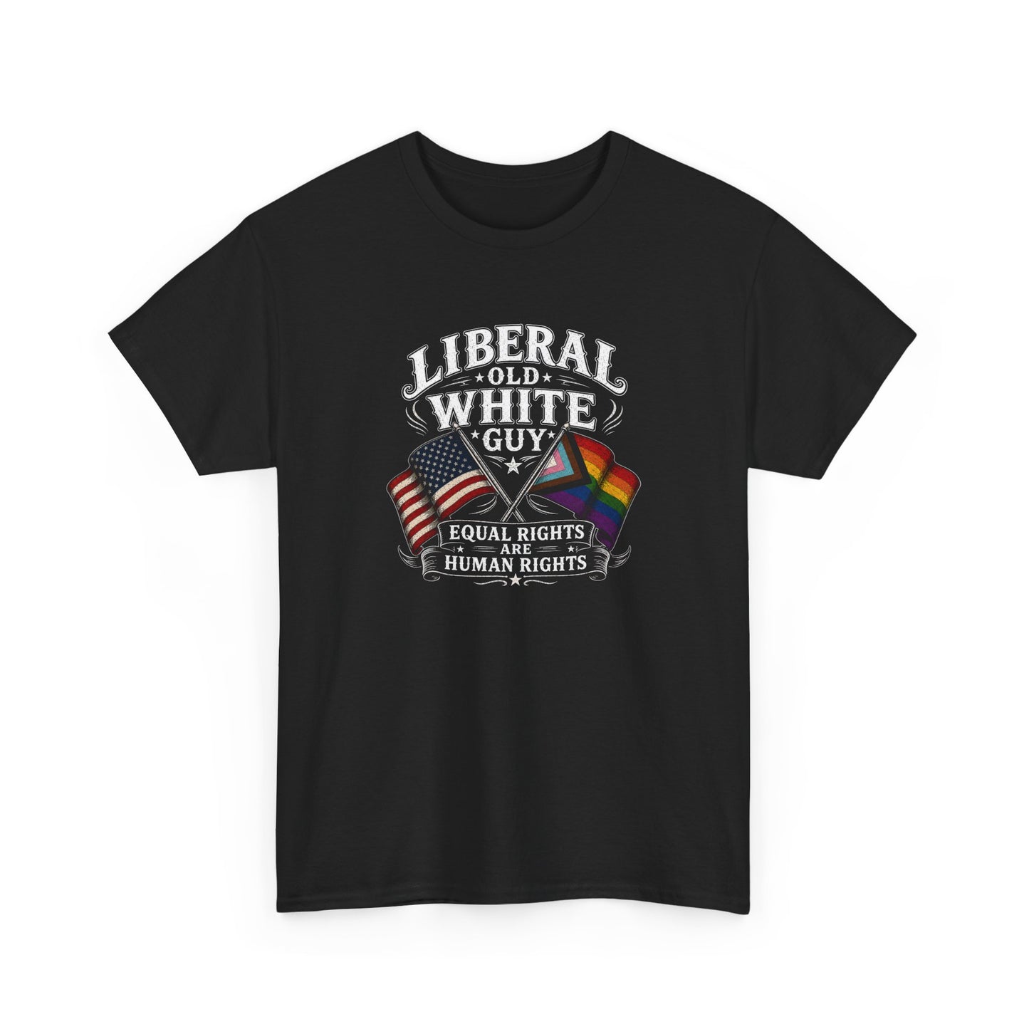 Liberal Old White Guy Unisex Heavy Cotton Tee
