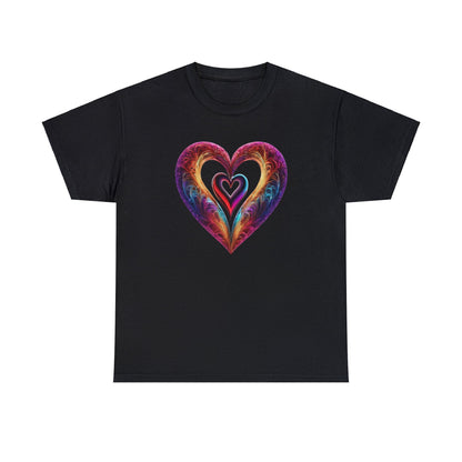 Hearts Unisex Heavy Cotton T-Shirt