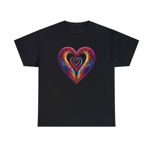 Hearts Unisex Heavy Cotton T-Shirt