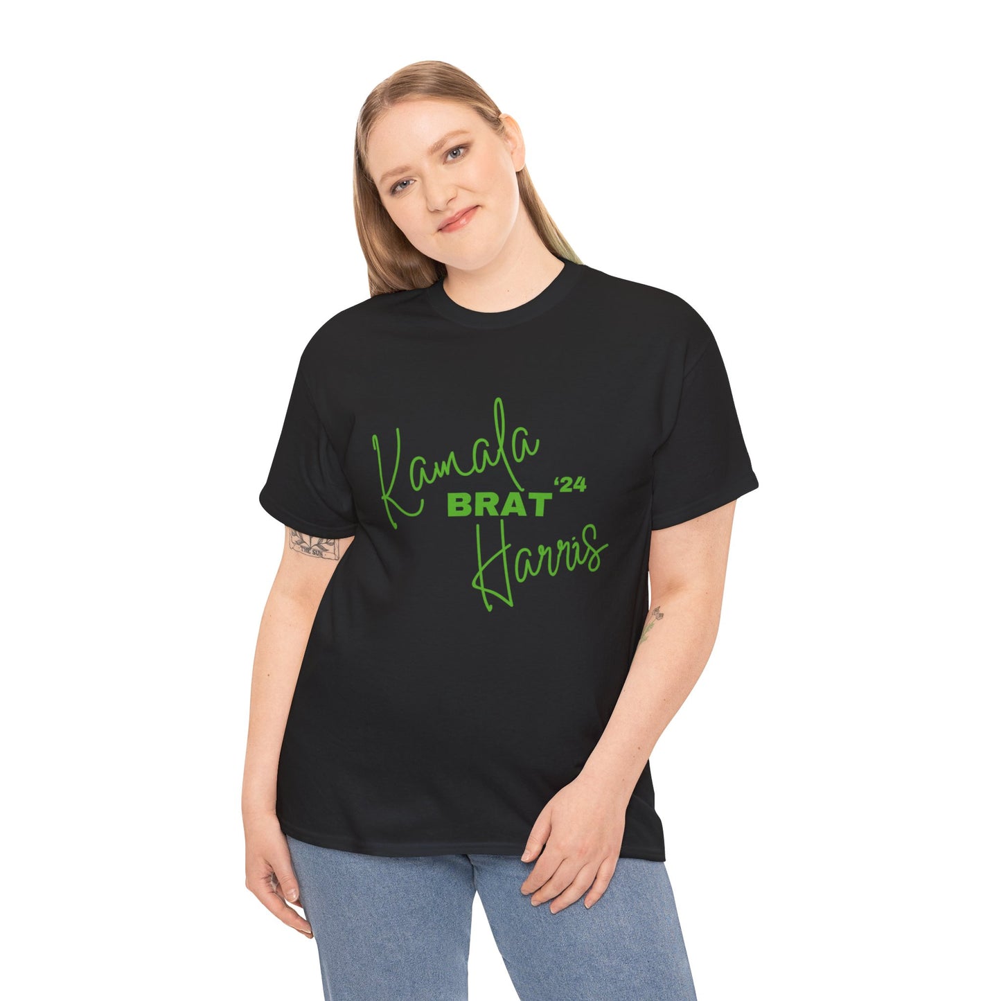 "BRAT" Kamala Harris - Unisex Heavy Cotton Tee