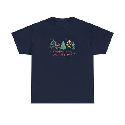 Christmas Is The Sweetest Season - Unisex Heavy Cotton Tee