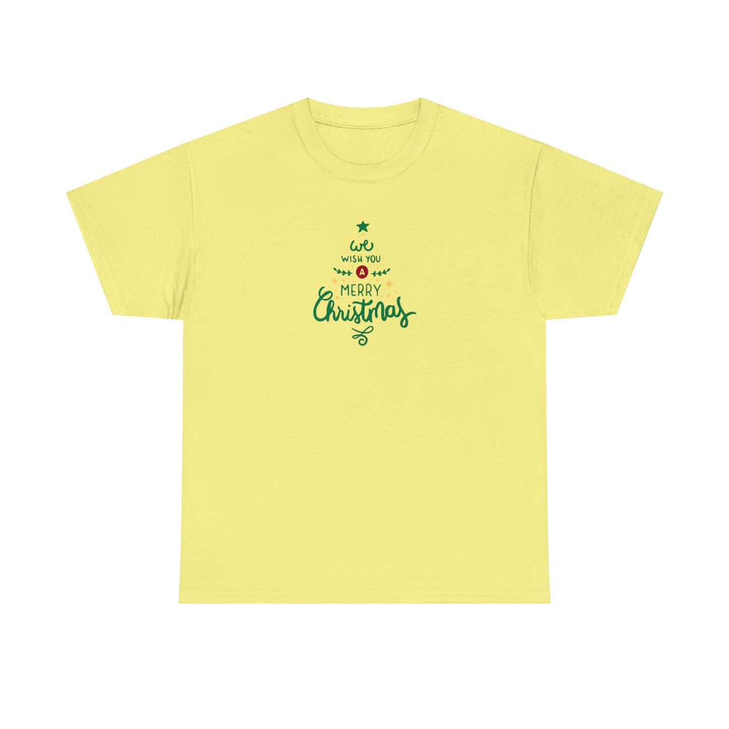 Merry Christmas Unisex Heavy Cotton Tee