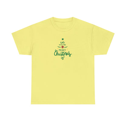 Merry Christmas Unisex Heavy Cotton Tee