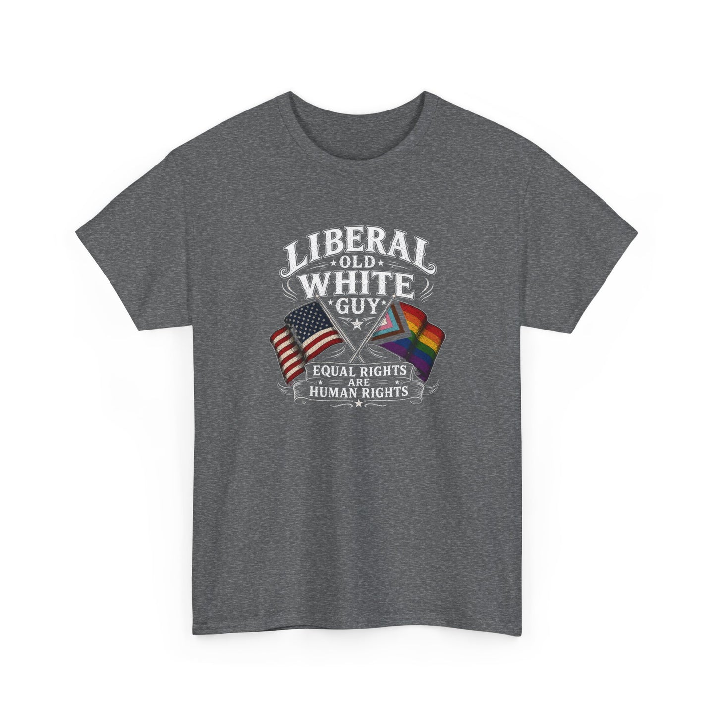 Liberal Old White Guy Unisex Heavy Cotton Tee