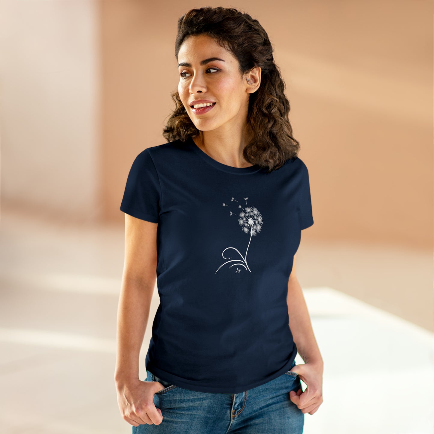 Dandelion - Joy - Women's Midweight Cotton Tee