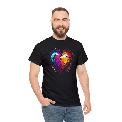 Heart Unisex Heavy Cotton T-Shirt