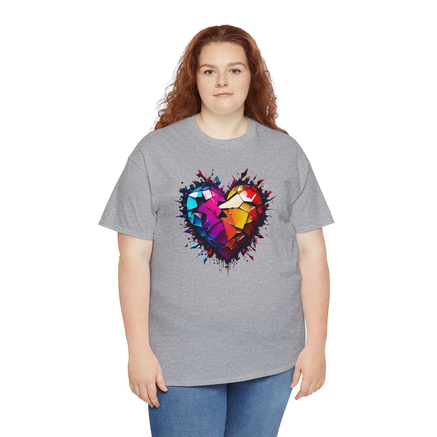 Heart Unisex Heavy Cotton T-Shirt