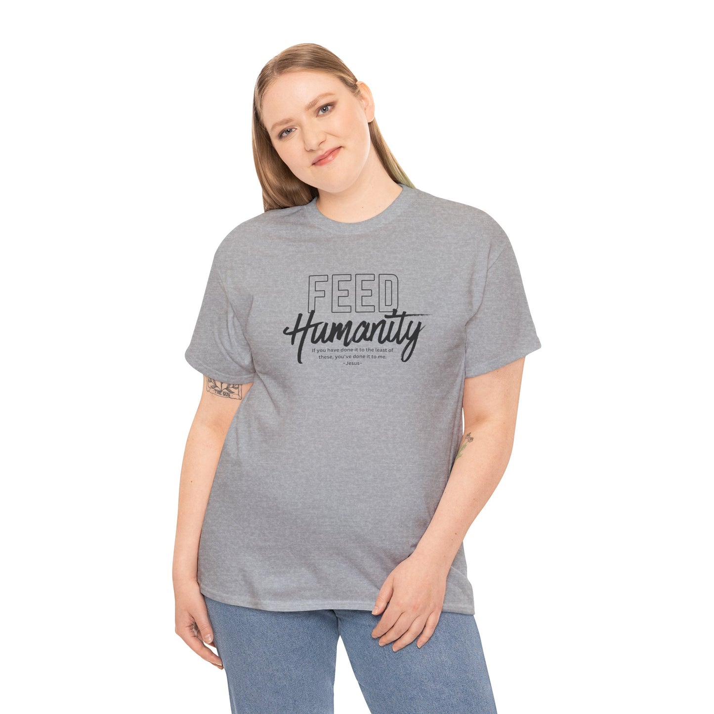 Feed Humanity Unisex Heavy Cotton Tee