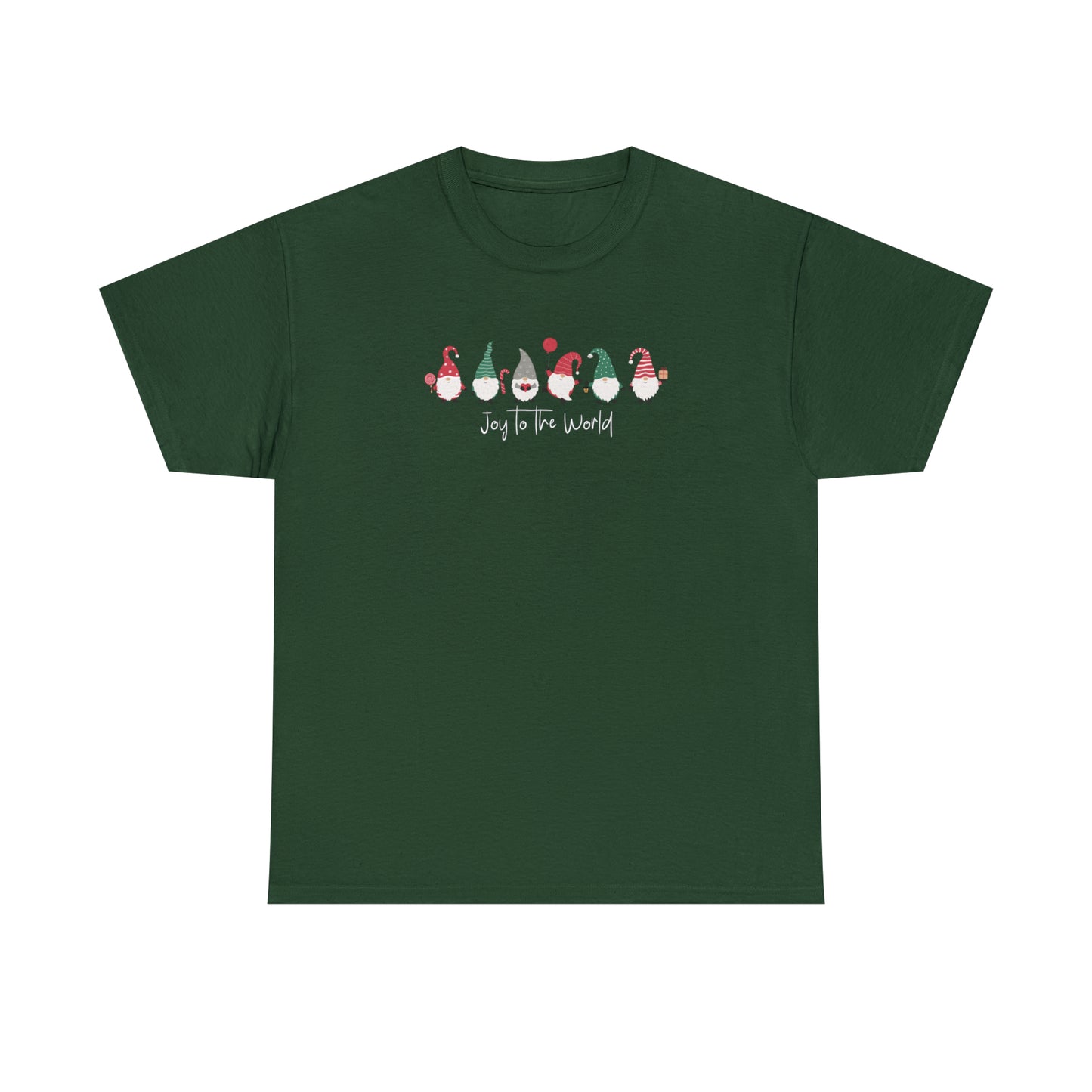 Merry Christmas Gnomes - Unisex Heavy Cotton Tee