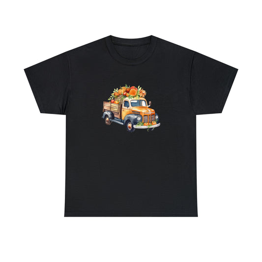 Fall Truck - Unisex Heavy Cotton Tee