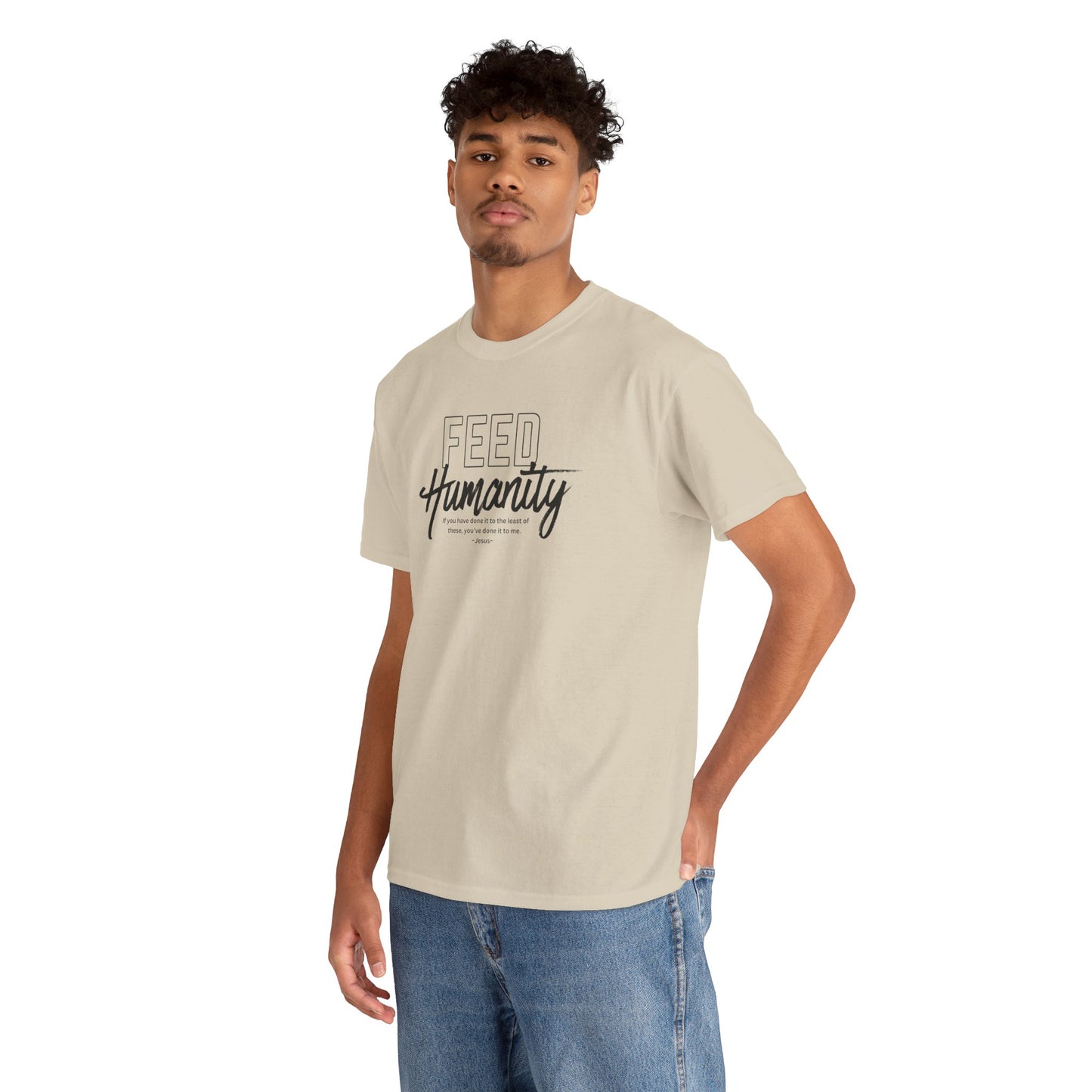 Feed Humanity Unisex Heavy Cotton Tee