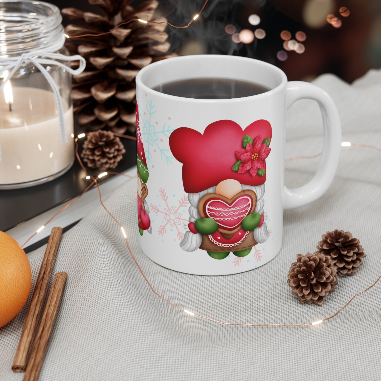 Merry Christmas Gnomes - Ceramic Mug 11oz