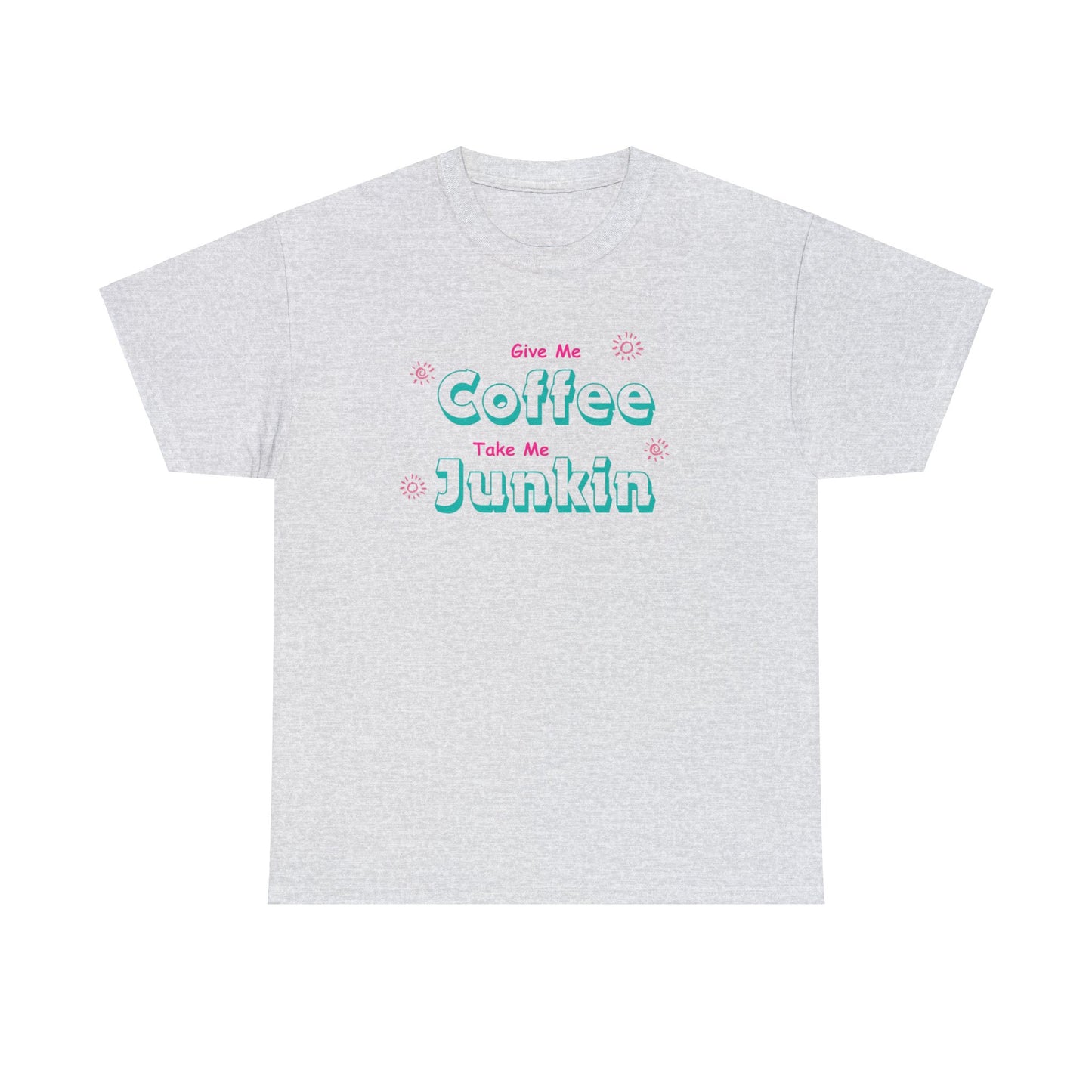 Coffee, Junkin, Unisex Heavy Cotton T-Shirt