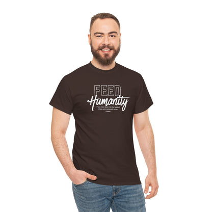 Feed Humanity  Unisex Heavy Cotton Tee