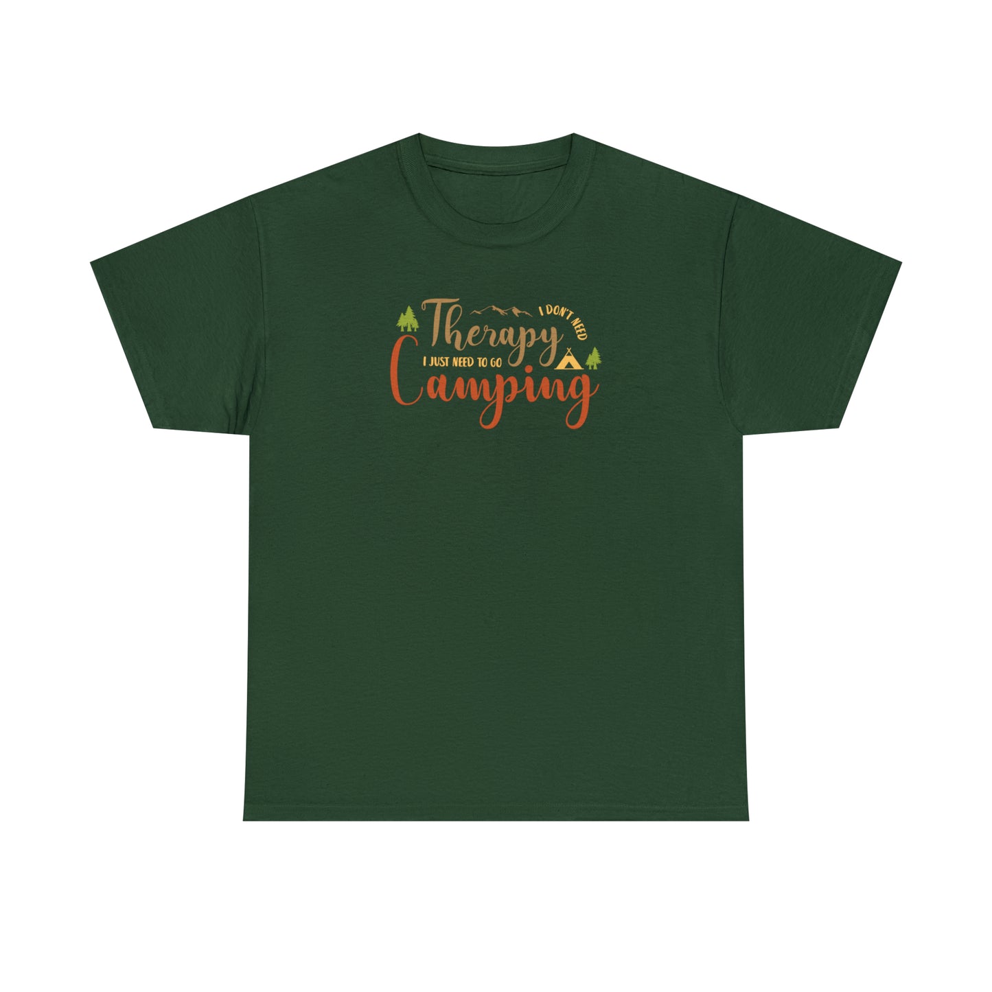 Therapy - Camping - Unisex Heavy Cotton Tee