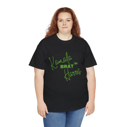 "BRAT" Kamala Harris - Unisex Heavy Cotton Tee