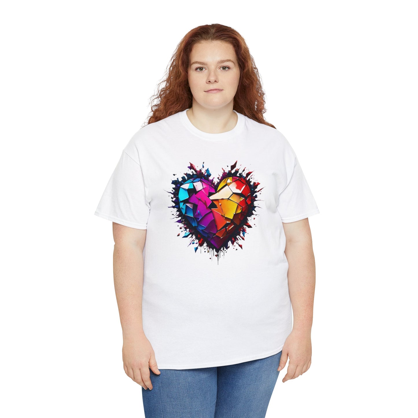 Heart Unisex Heavy Cotton T-Shirt