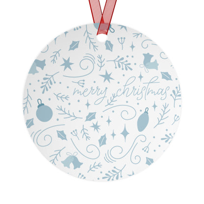 Let it Snow Metal Ornaments