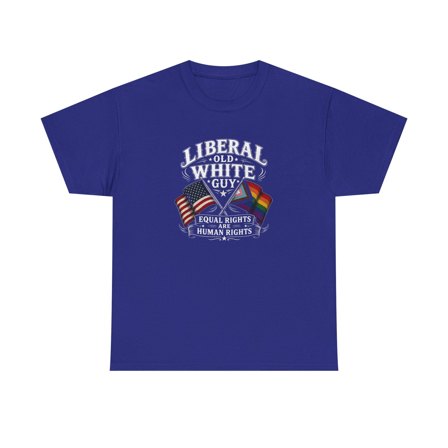 Liberal Old White Guy Unisex Heavy Cotton Tee