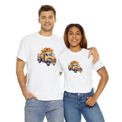 Fall Truck - Unisex Heavy Cotton Tee