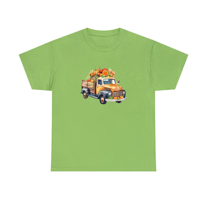 Fall Truck - Unisex Heavy Cotton Tee