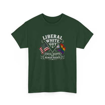 Liberal White Guy Unisex Heavy Cotton Tee