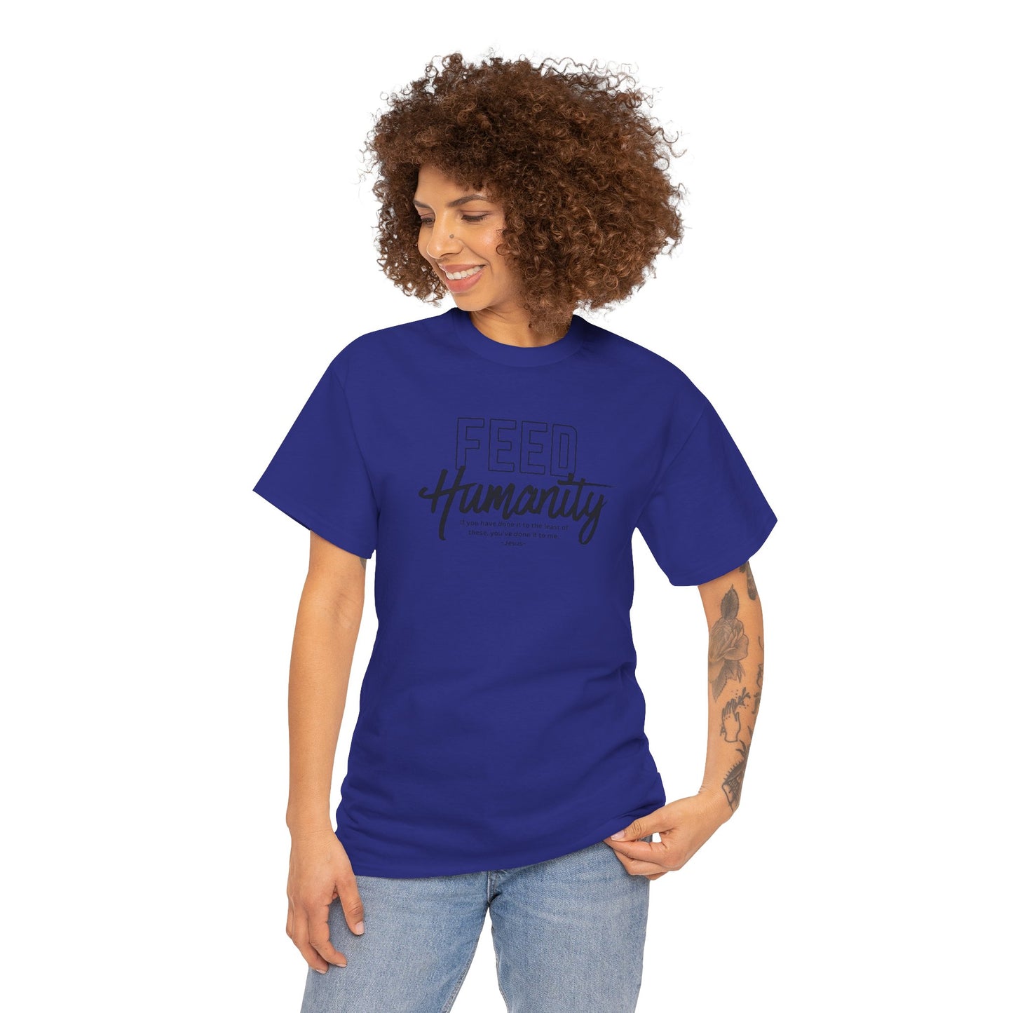 Feed Humanity Unisex Heavy Cotton Tee