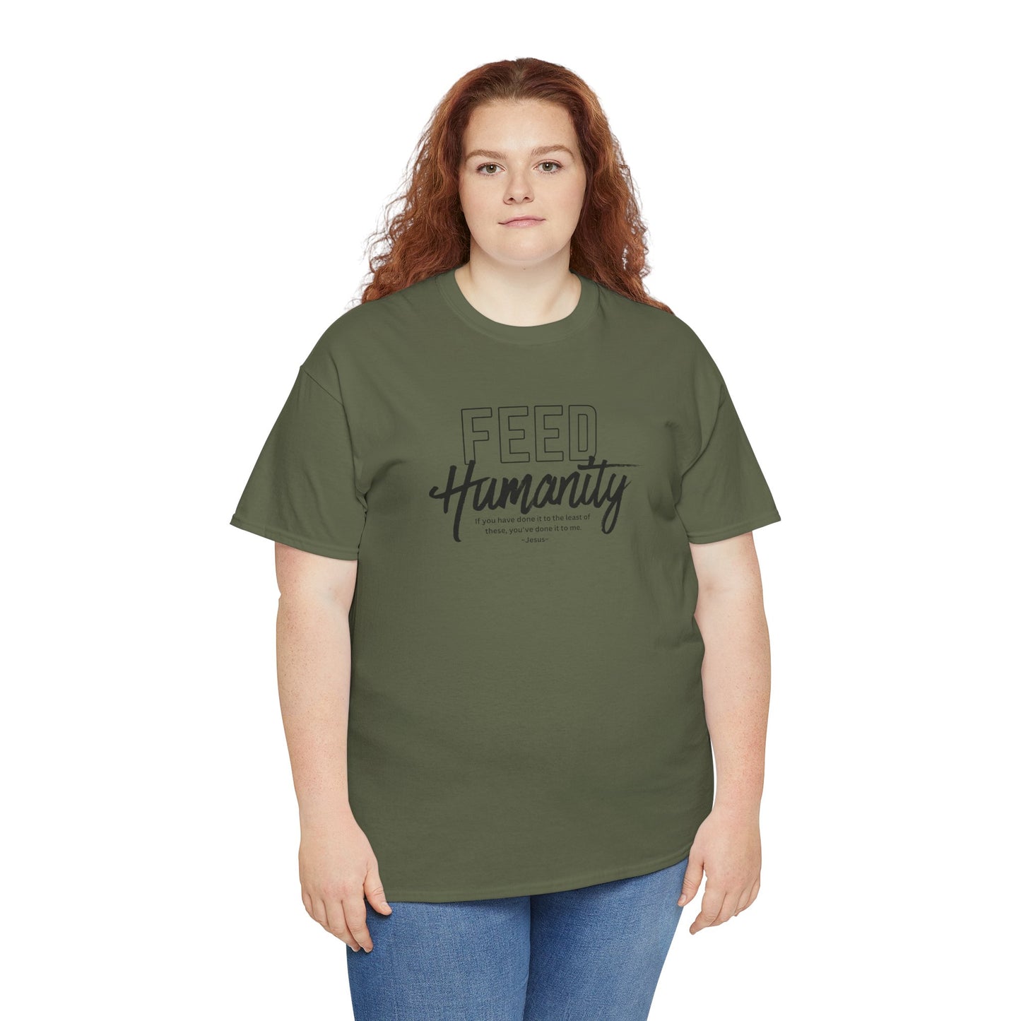Feed Humanity Unisex Heavy Cotton Tee