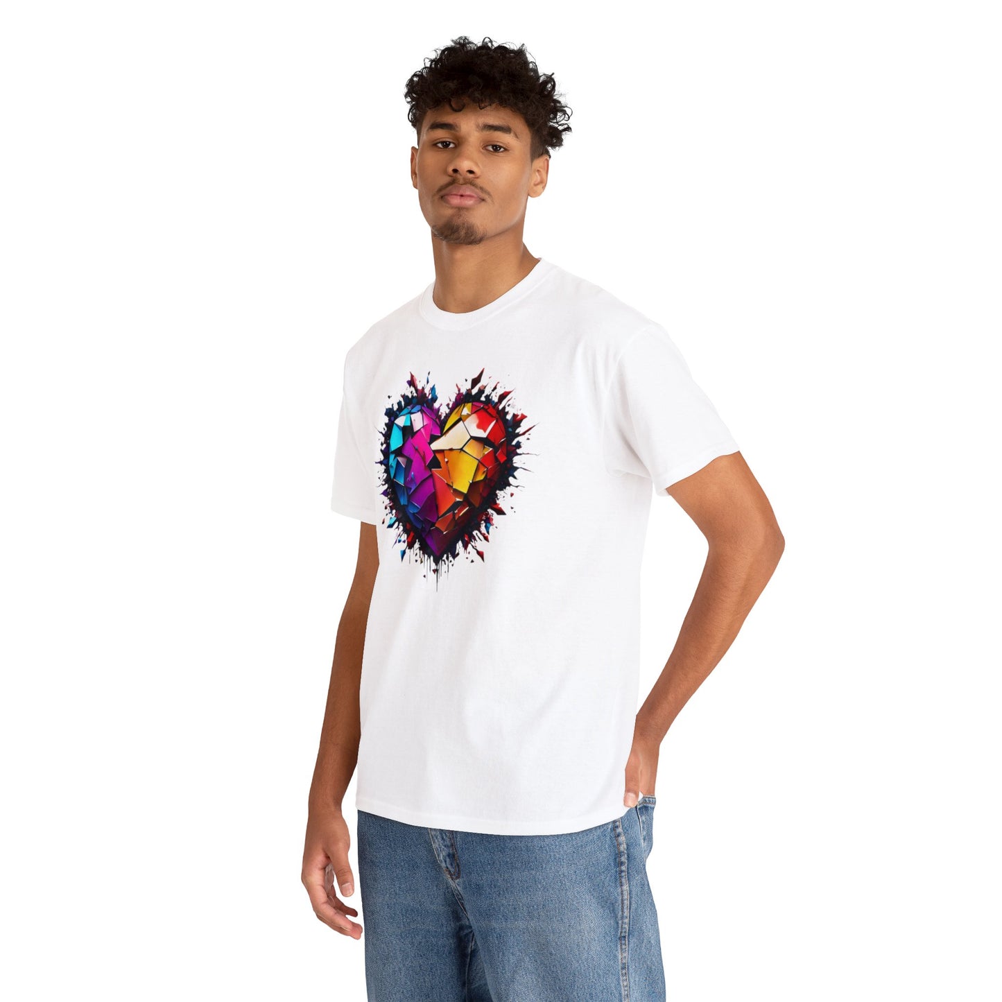 Heart Unisex Heavy Cotton T-Shirt