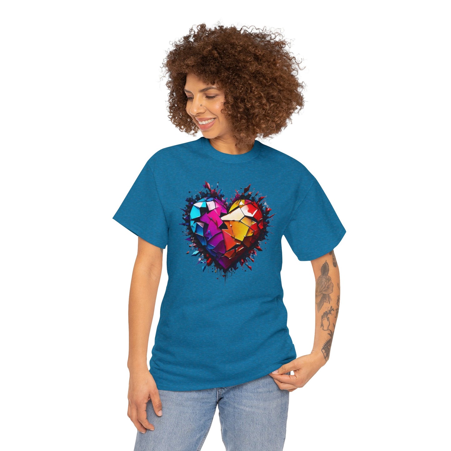 Heart Unisex Heavy Cotton T-Shirt