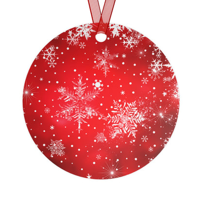 Merry and Bright Metal Ornaments