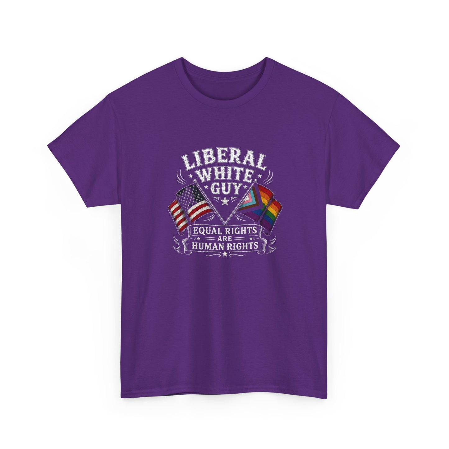 Liberal White Guy Unisex Heavy Cotton Tee