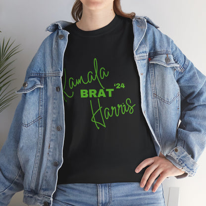 "BRAT" Kamala Harris - Unisex Heavy Cotton Tee