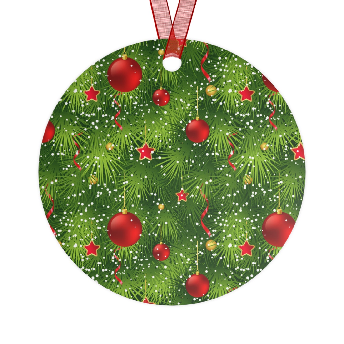 Santa's Workshop Metal Ornaments
