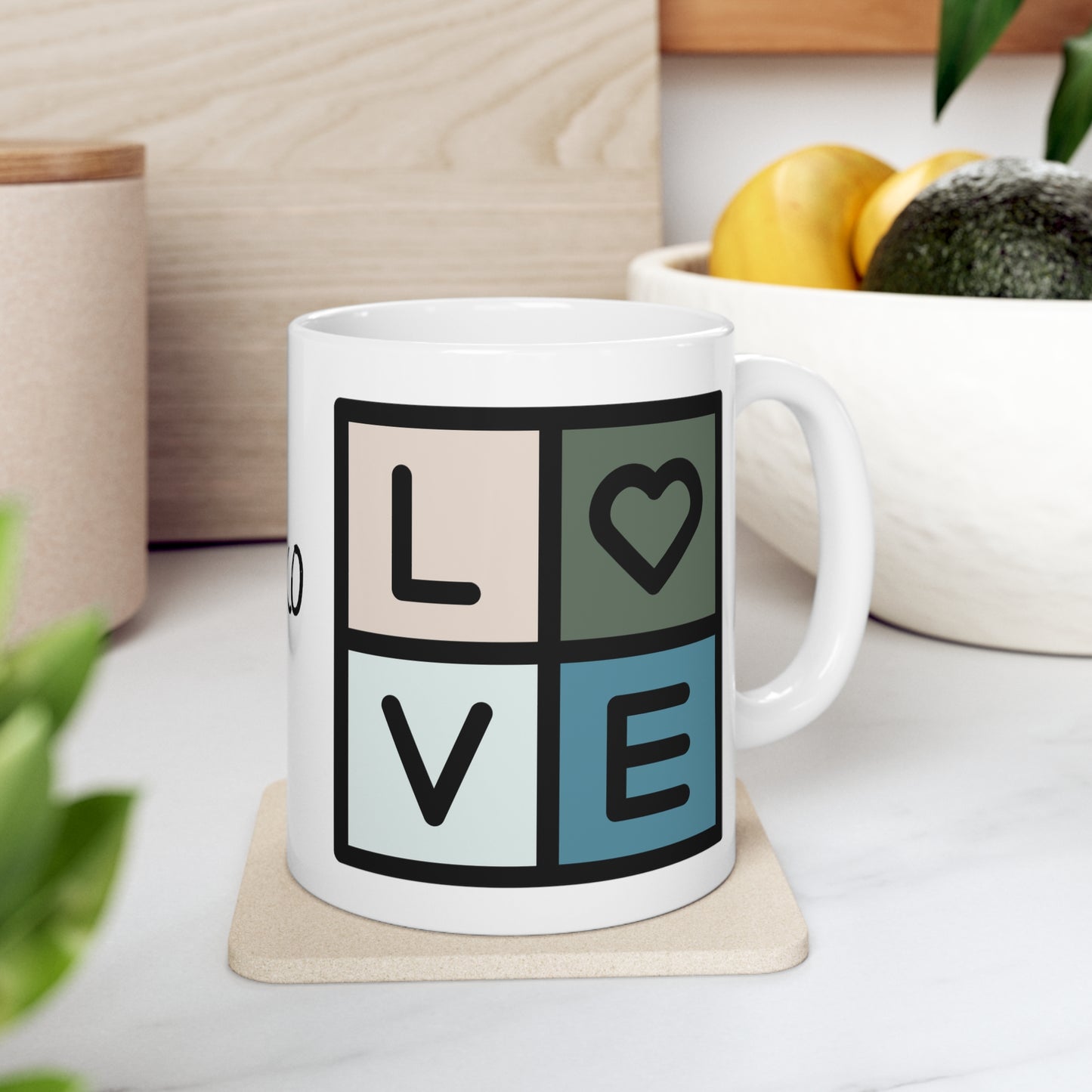 Love, XOXO, Ceramic Mug 11oz