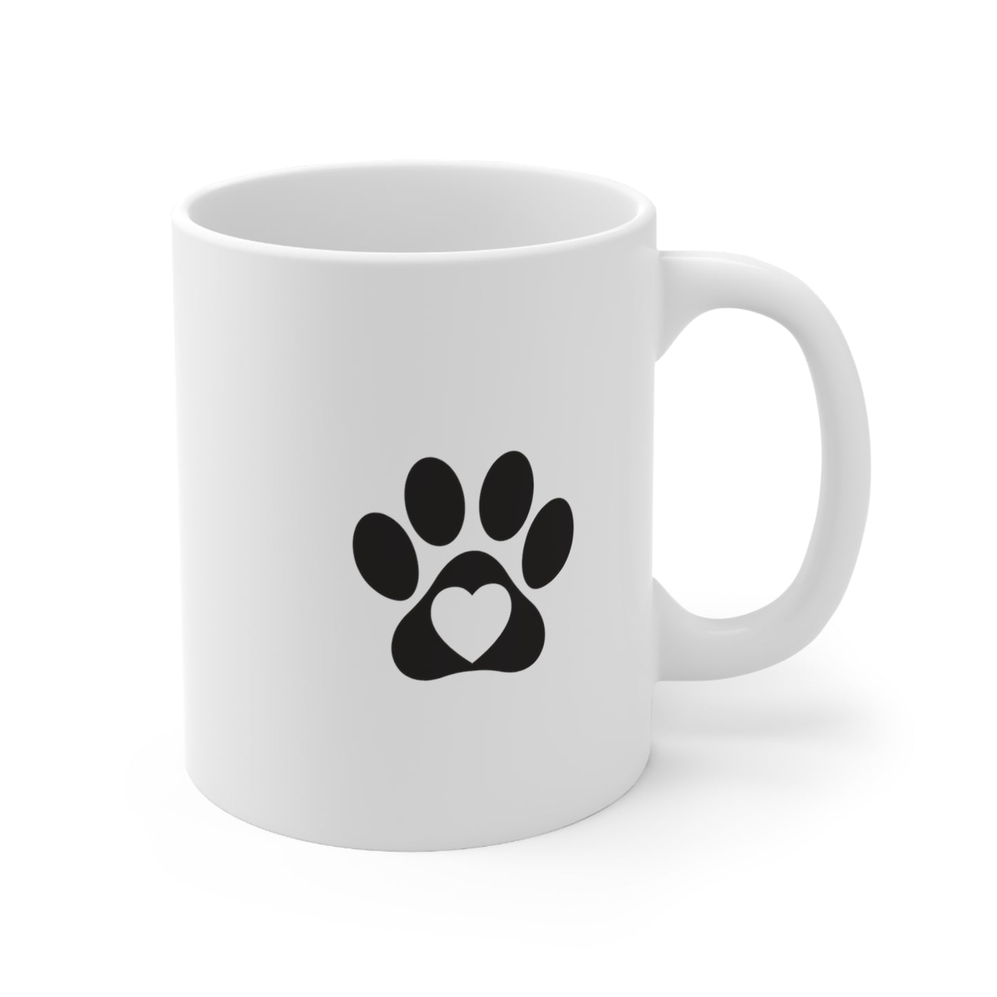 I Love My Dogs + Paw - Ceramic Mug 11oz