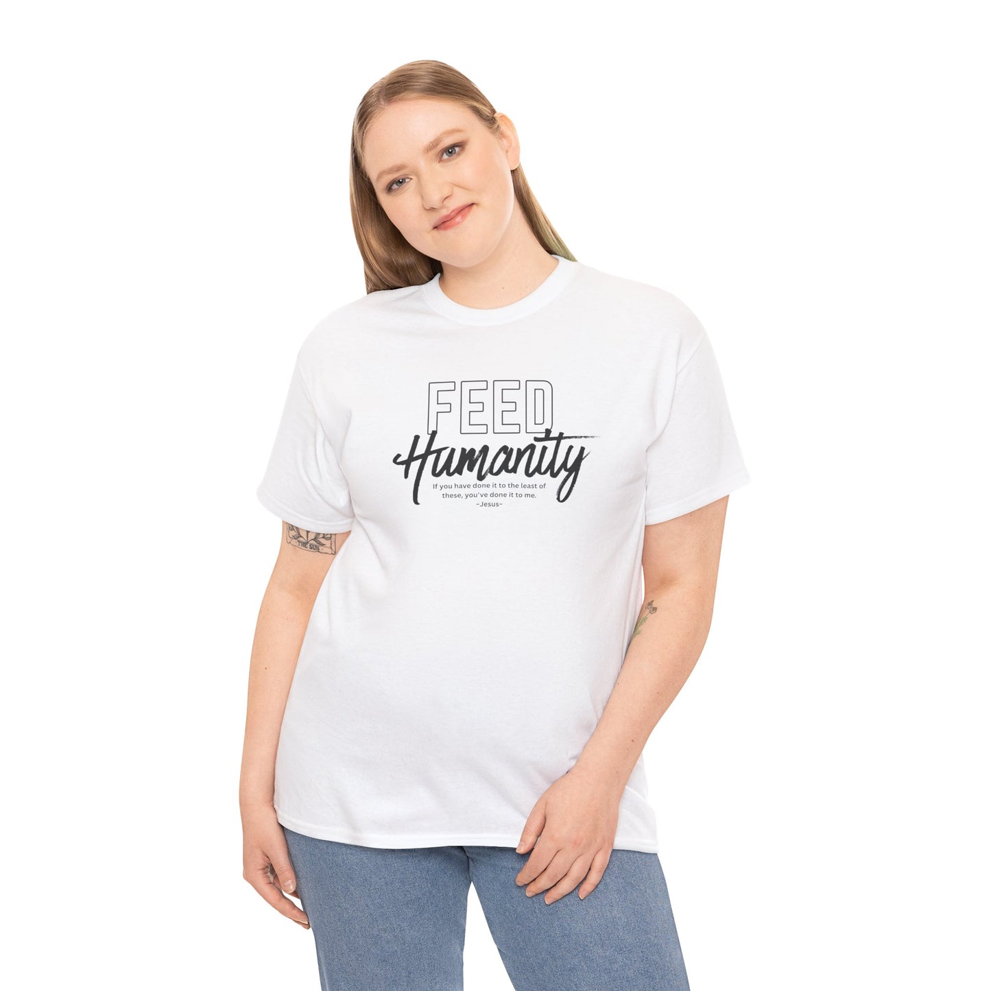 Feed Humanity Unisex Heavy Cotton Tee